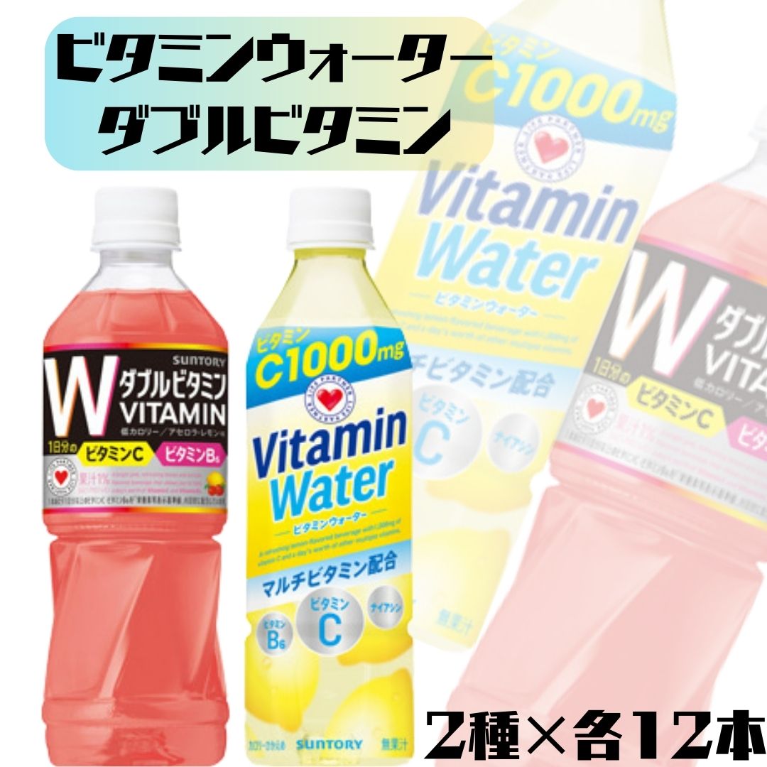 サントリー DAKARAビタミン飲料2種アソート(各12本・計24本)