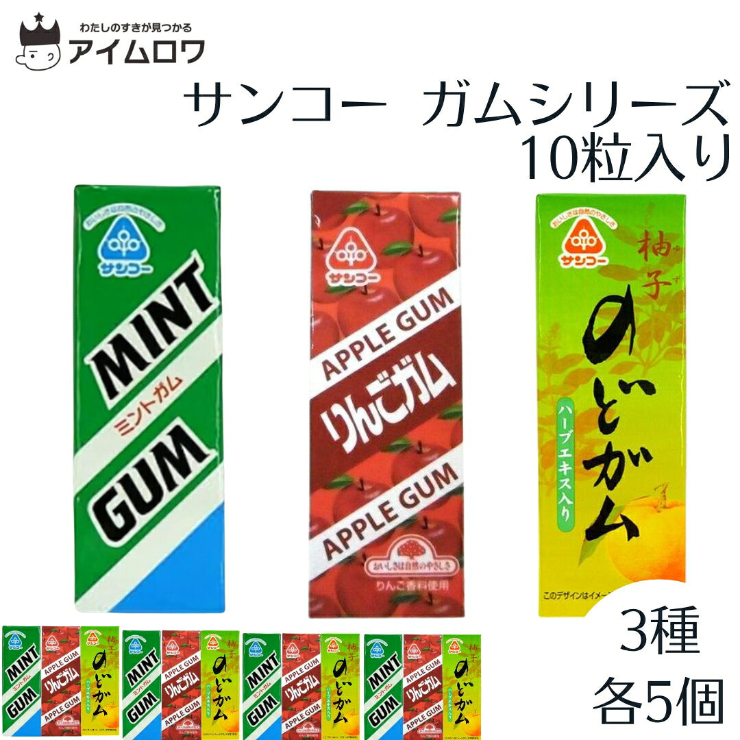 サンコーガム3種アソート（各5個・計15個）