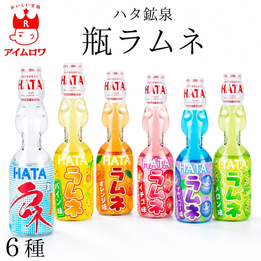 ハタ鉱泉 瓶ラムネ6種6本セット