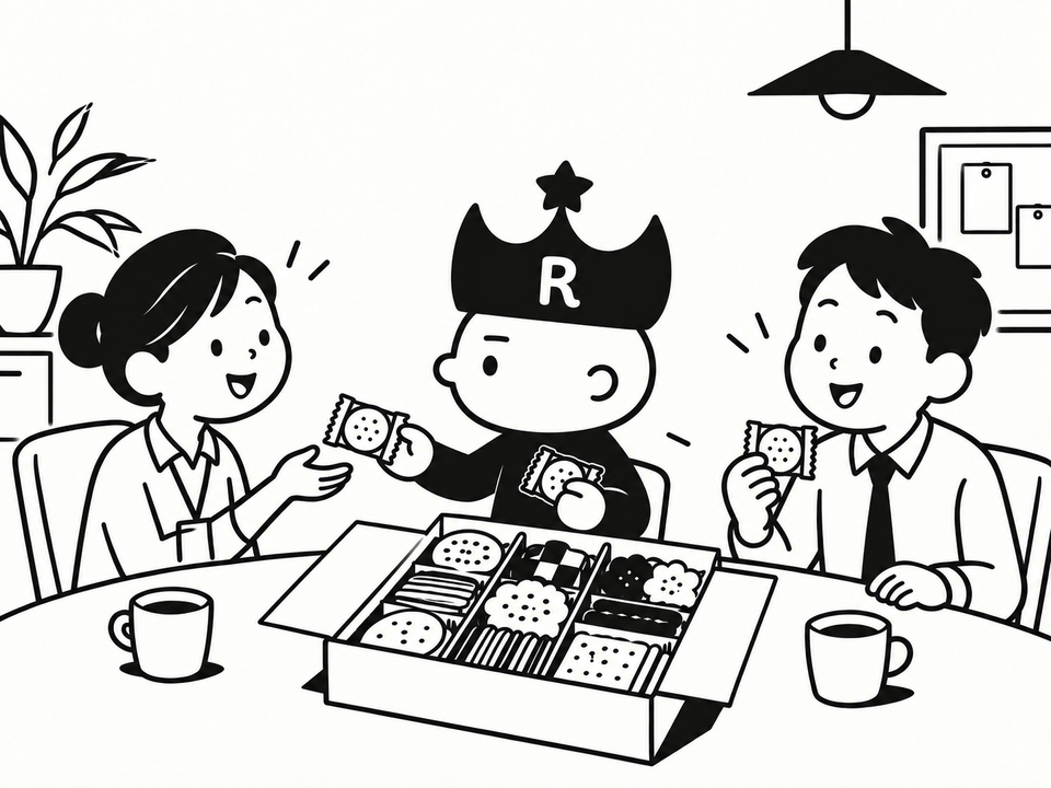ロワくんと楽しむ職場のひと休み