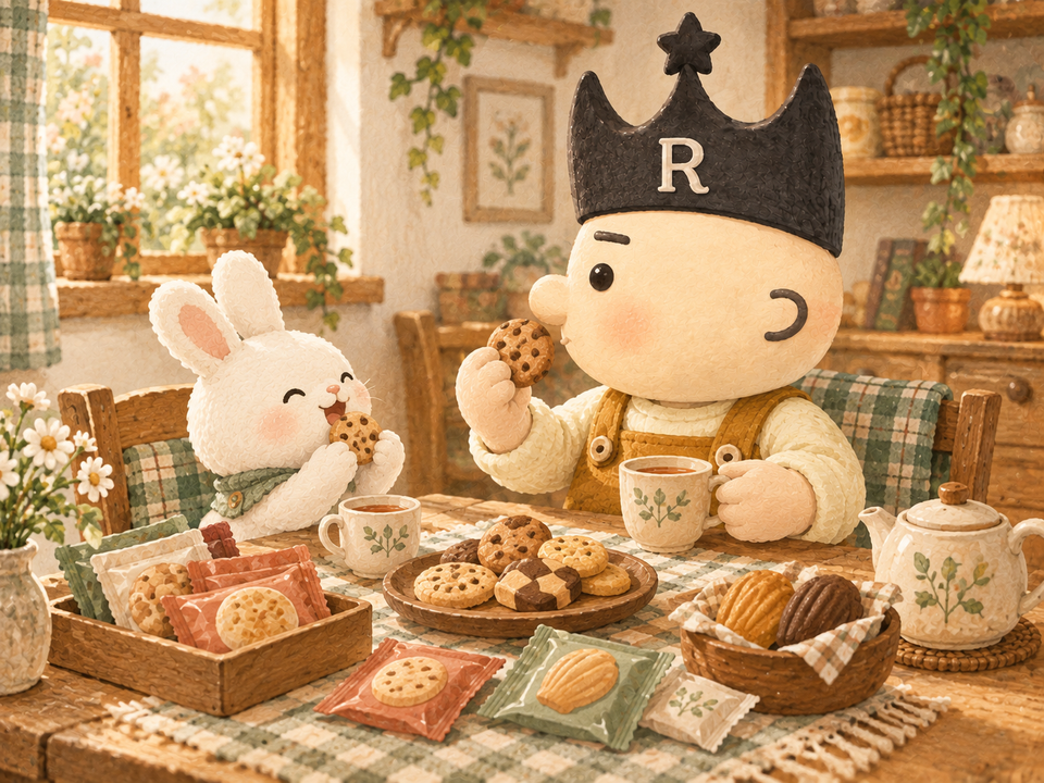 ロワくんと楽しむおやつの時間